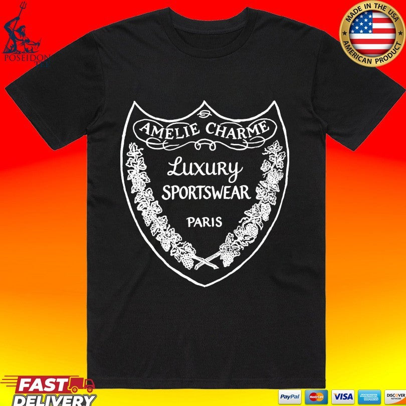 Amelie Charme Luxury Sportswear Paris T-shirt