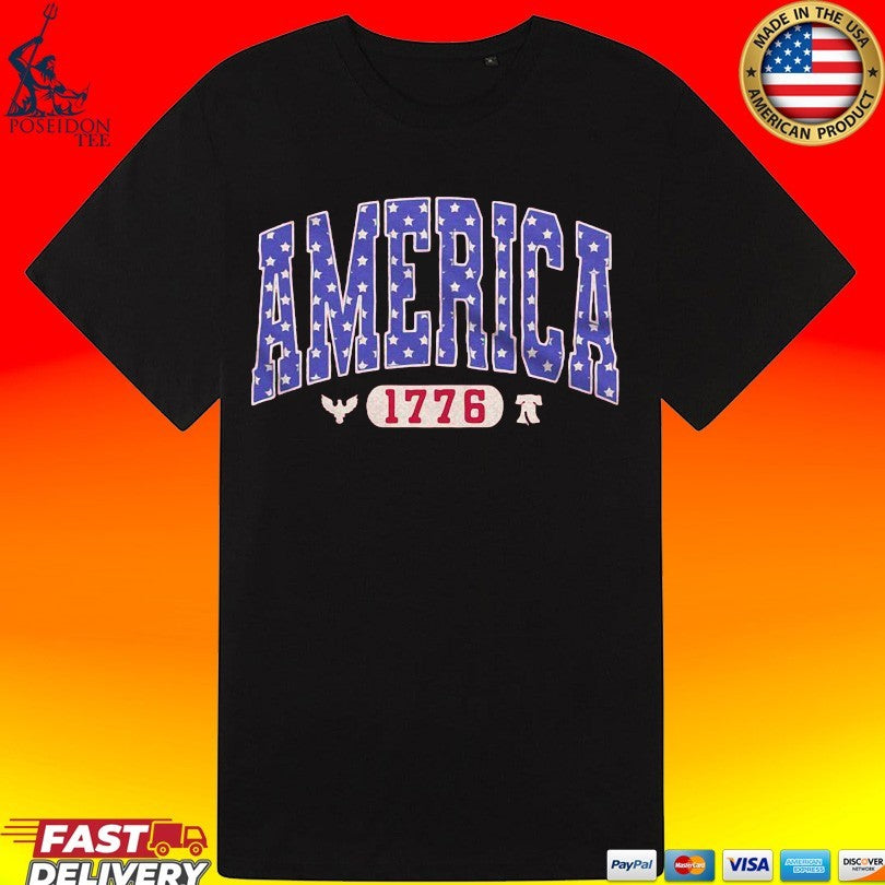 America Vintage Arch 1776 T-shirt