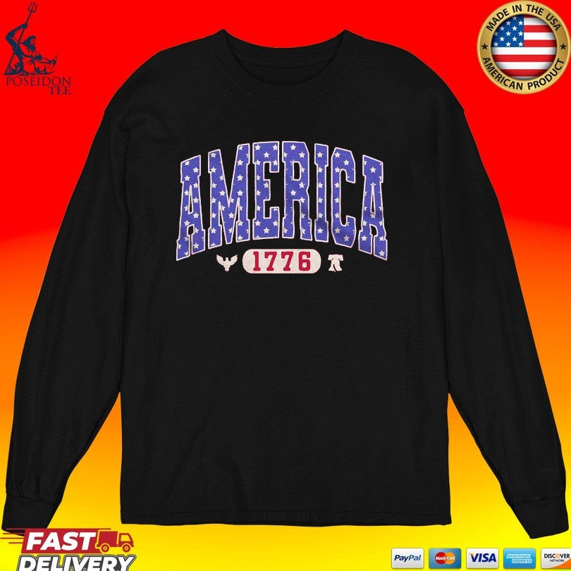 America Vintage Arch 1776 T-shirt