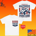 American Madness Grind Hard Plumbing Company T-shirt
