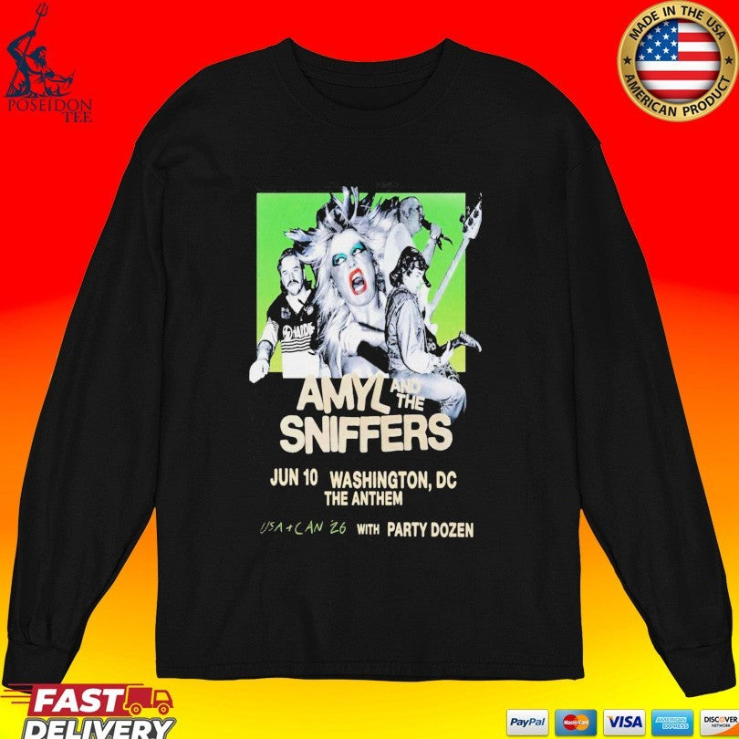 Amyl And The Sniffers The Anthem Washington Dc June 10 2026 T-shirt