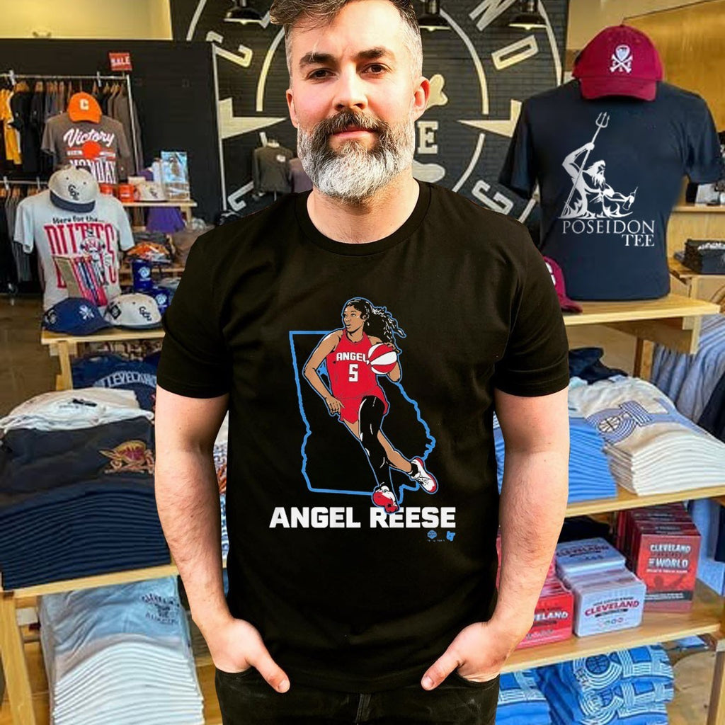 Angel Reese State Star Atlanta Basketball T-shirt