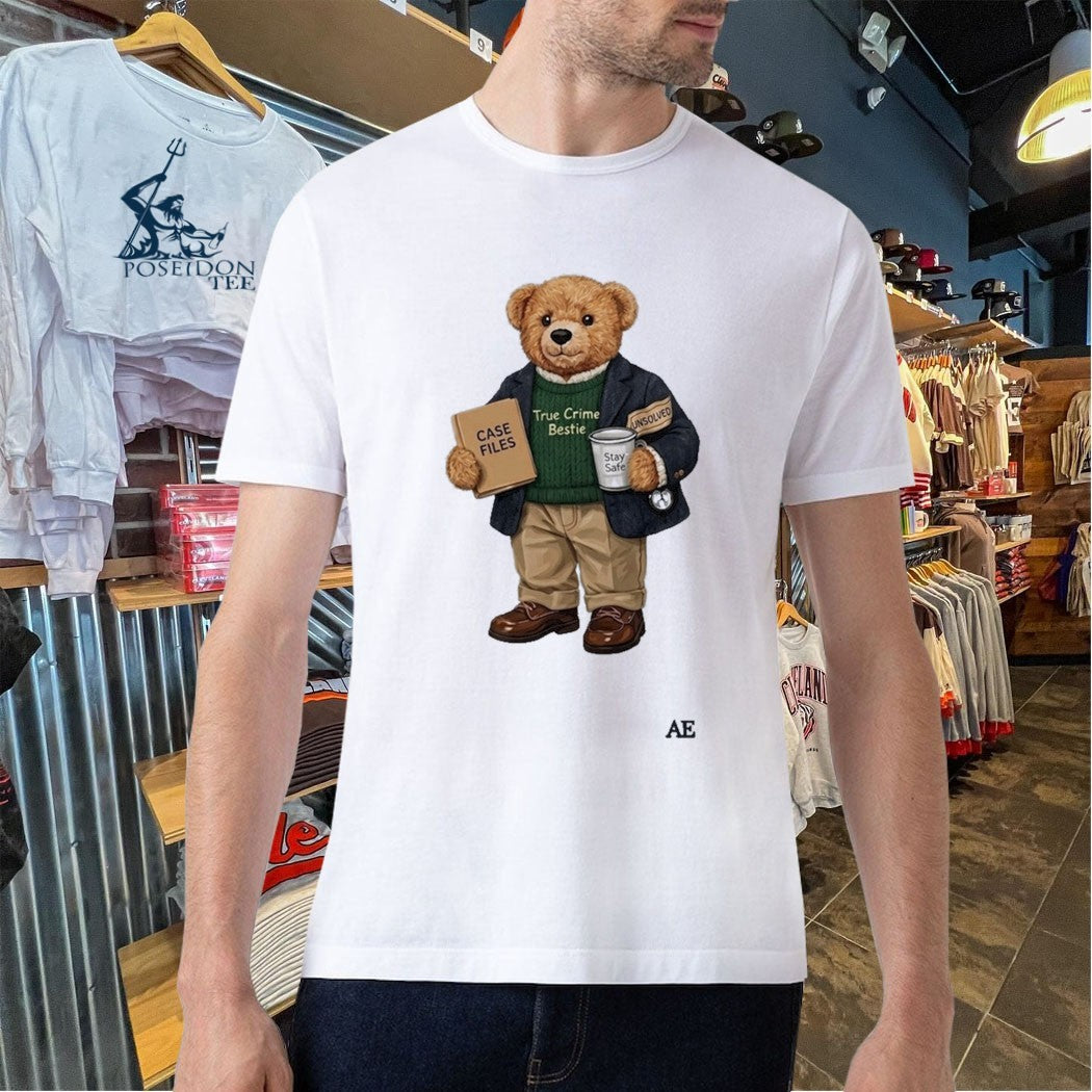 Annie Elise True Crime Bear T-shirt