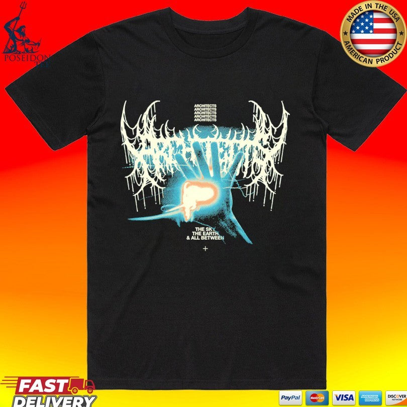 Architects The Earth The Sky And All Between Hand T-shirt