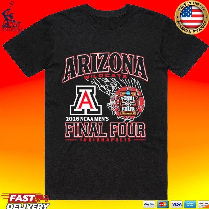 Arizona Wildcats 2026 NCAA Men’s Final Four Indianapolis T-shirt