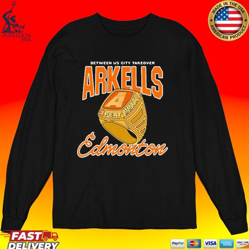 Arkells Edmonton 3 Peat 2026 T-shirt
