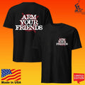 Arm Your Friends Be Peaceful Not Harmless Target T-shirt