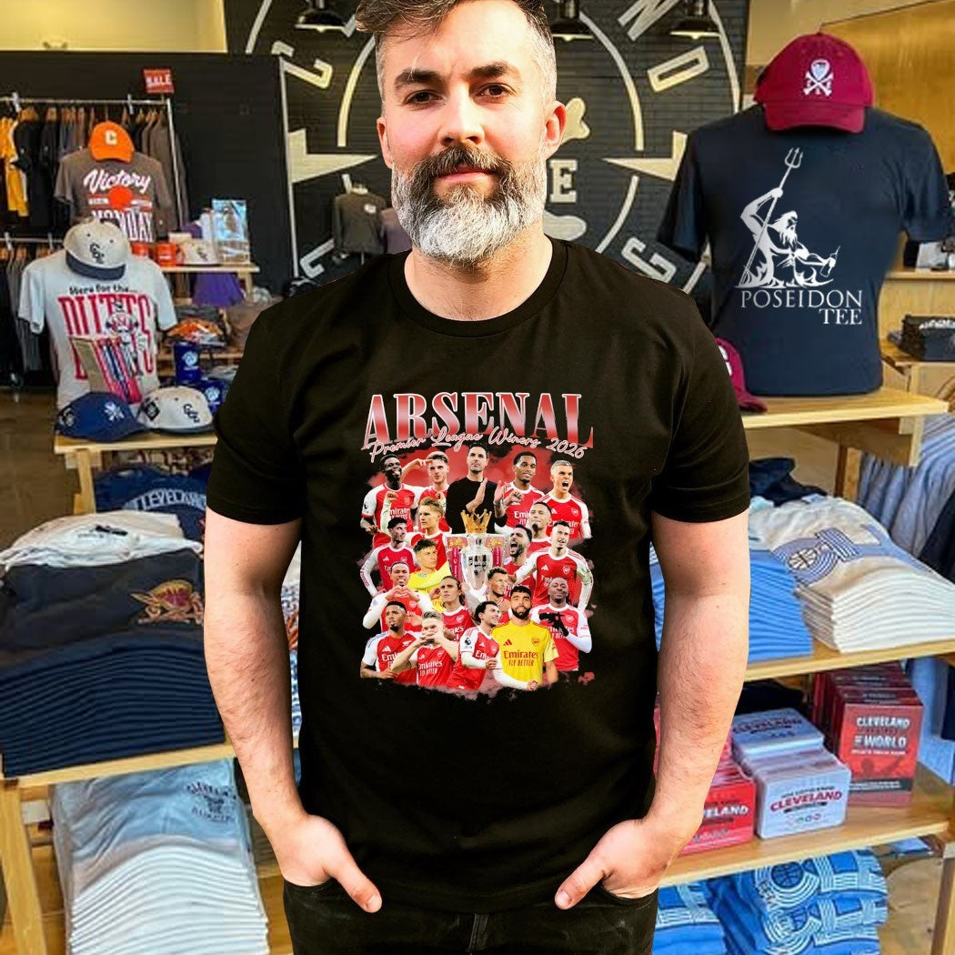 Arsenal Champions 2026 Premier League Winners T-shirt