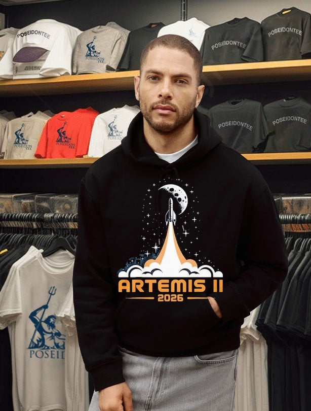 Artemis II Moon Launch 2026 Mission T-shirt