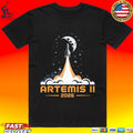 Artemis II Moon Launch 2026 Mission T-shirt