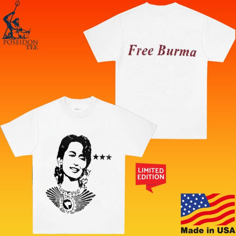 Aung San Suu Kyi Free Burma T-shirt