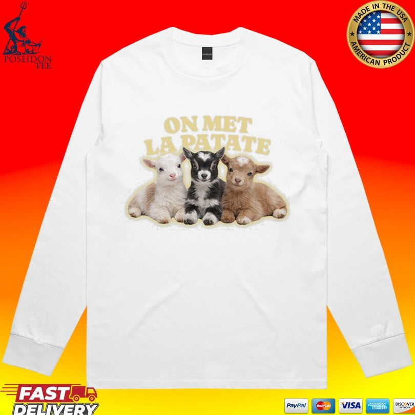 Average Rob On Met La Patate Goat T-shirt