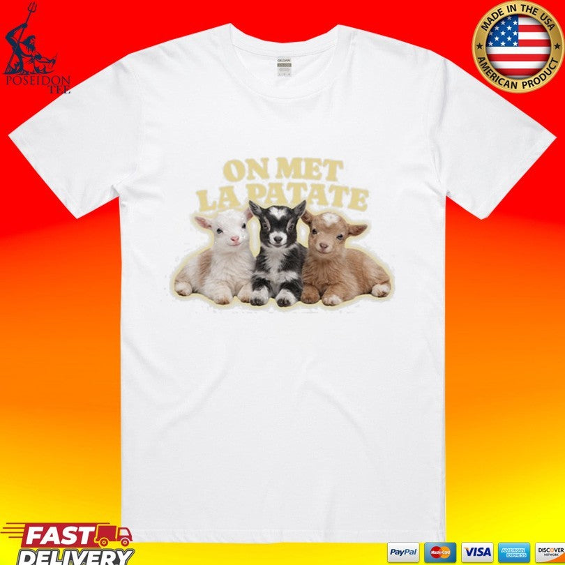 Average Rob On Met La Patate Goat T-shirt
