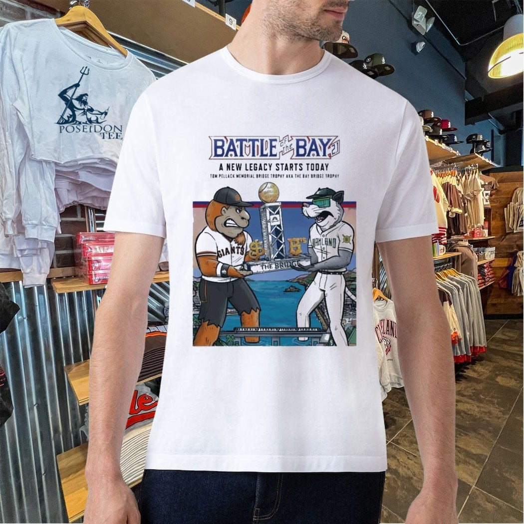 Ballers Vs San Francisco Giants Battle Of The Bay A New Legacy Starts Today T-shirt
