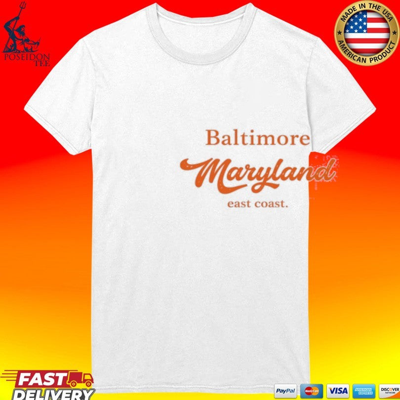 Baltimore Maryland East Coast Micro T-shirt