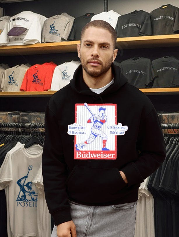 Beer Gear Budweiser 150 Years Of Baseball T-shirt
