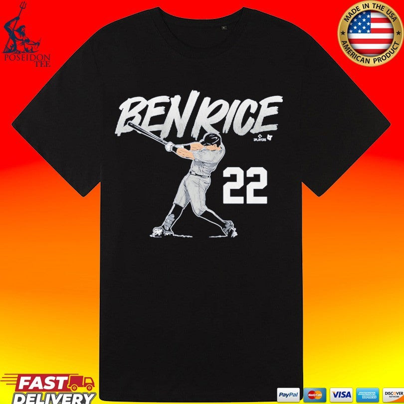 Ben Rice Slugger Swing Number Shirt
