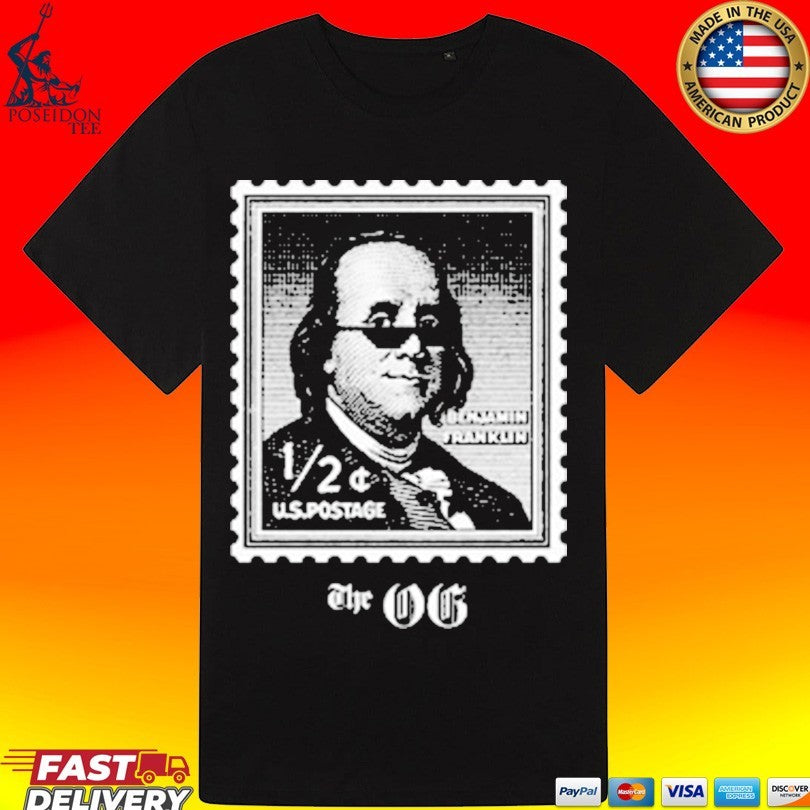 Benjamin Franklin Stamp T-shirt