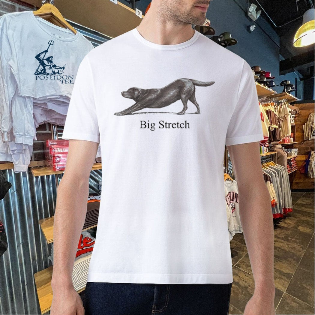 Big Stretch Labrador Retriever Stretching T-shirt