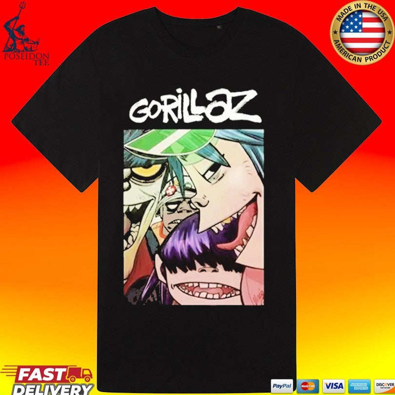 Billie Eilish Gorillaz Band T-shirt