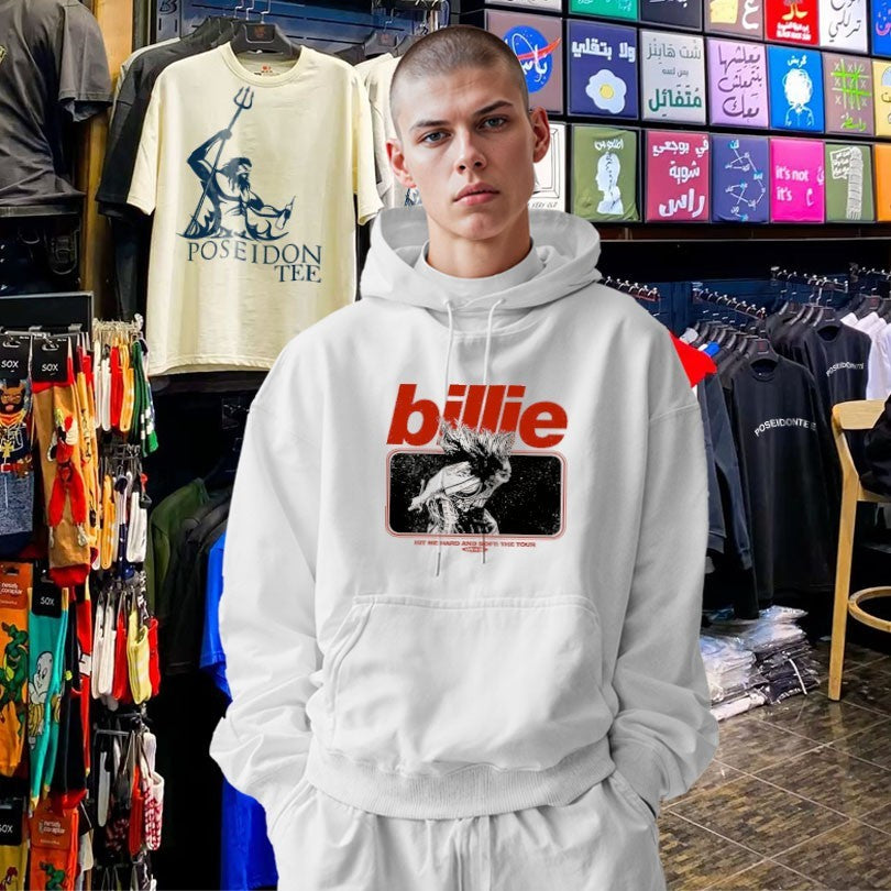 Billie Eilish Live In 3d Hair Whip Mustard T-shirt