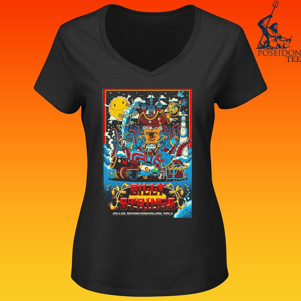 Billy Strings April 8 2026 In Tampa, Fl Tour T-shirt