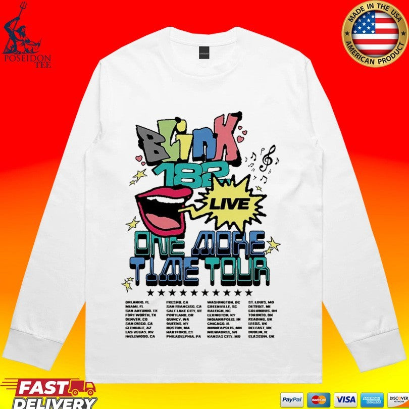 Blink 182 One More Time Tour 2024 Live T-shirt