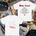 Body Count Ice-t Ernie C Sean E Sean Vincent Price Ill Will Juan Of The Dead Little Ice Chalkline T-shirt