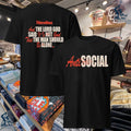 Bold Apparel Antisocial The Lord God Said Not The Man Should Alone T-shirt