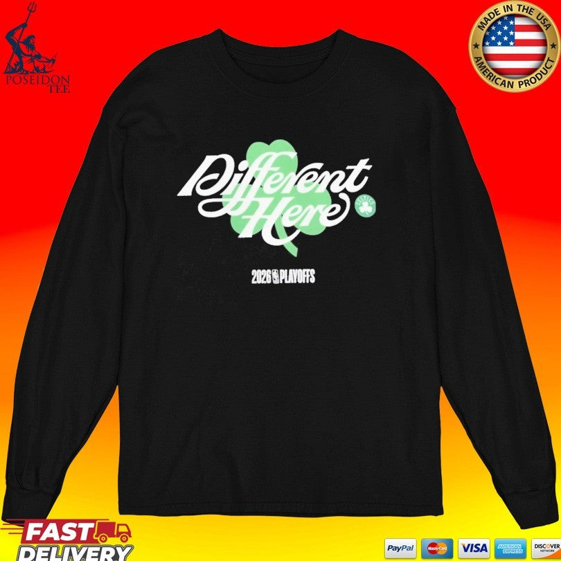 Boston Celtics Different Here 2026 T-shirt