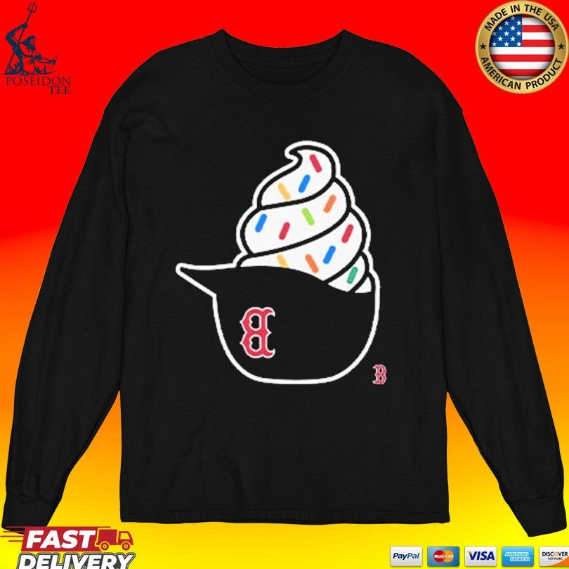 Boston Red Sox Ice Cream Helmet T-shirt