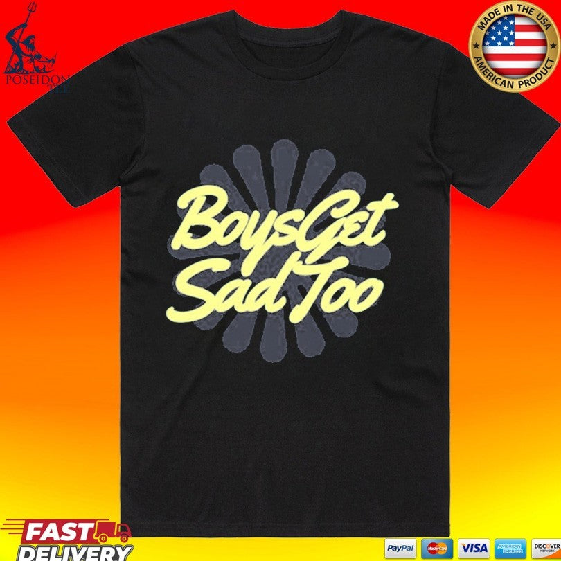 Boys Get Sad Too Bloom Logo T-shirt