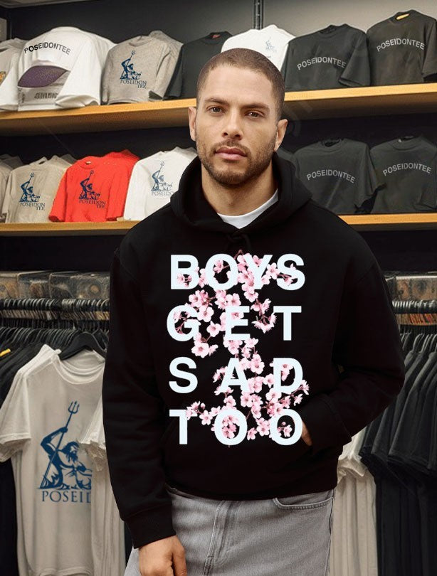 Boys Get Sad Too Blossom T-shirt