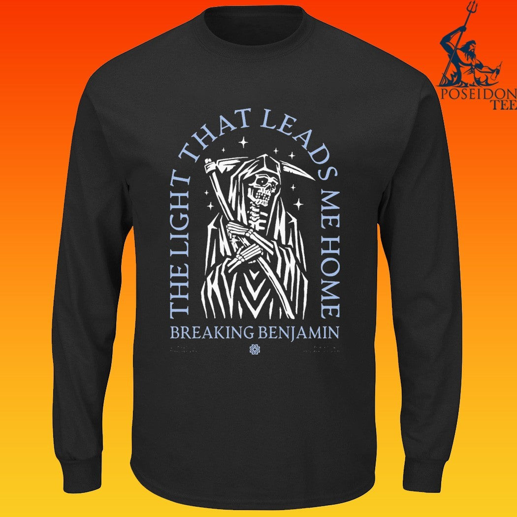 Breaking Benjamin The Light That Leads Me Home Reaper 2.0 Black T-shirt