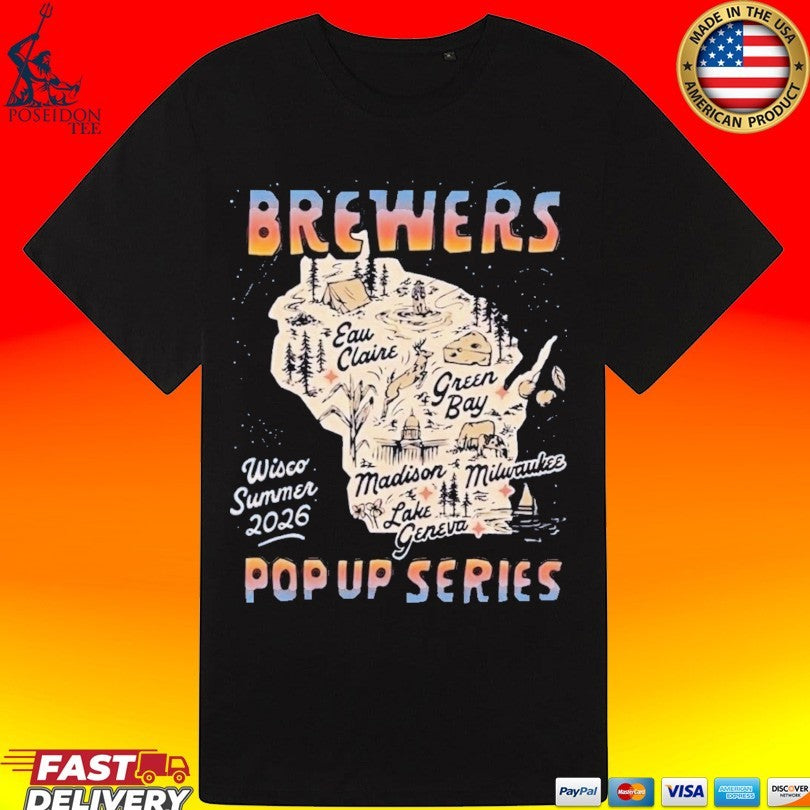 Brewers Wisco Summer Pop-up Series 2026 T-shirt