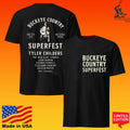 Buckeye Country Superfest 2026 The Dog In Columbus Ohio At Ohio Stadium On June 13 2026 T-shirt