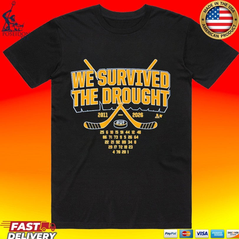 Buffalo Hockey We Survived The Drought 2011 2026 T-shirt