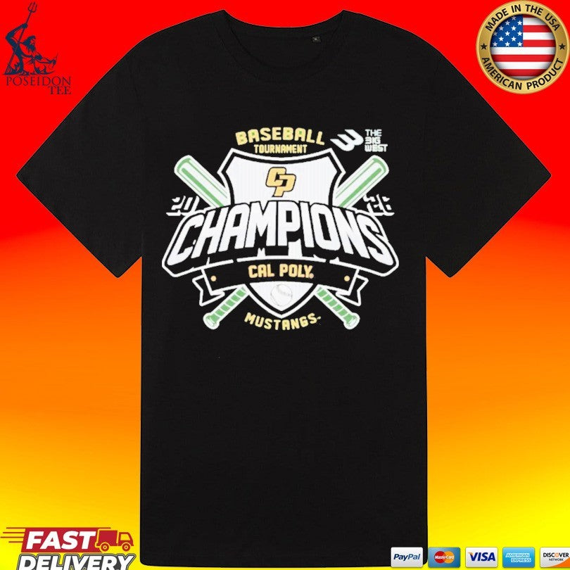 Cal Poly Baseball 2026 Conference Champions T-shirt