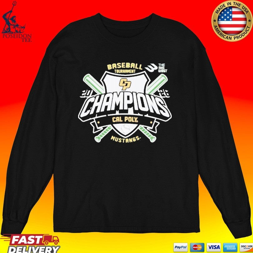 Cal Poly Baseball 2026 Conference Champions T-shirt