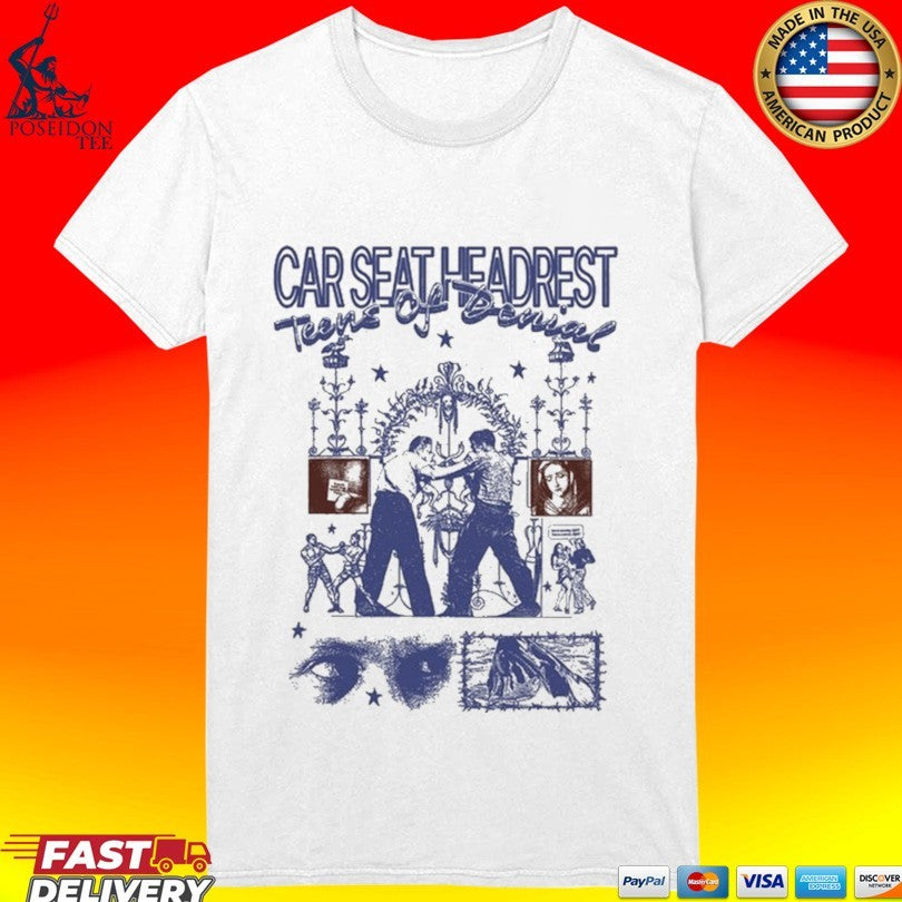 Car Seat Headrest Teens Of Denial 10 Year Anniversary T-shirt