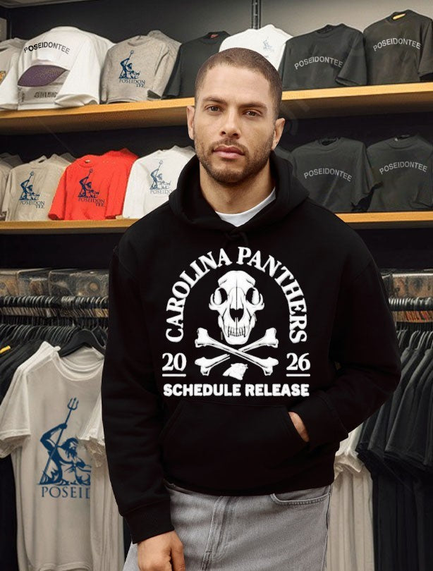 Carolina Panthers 2026 Schedule Release T-shirt