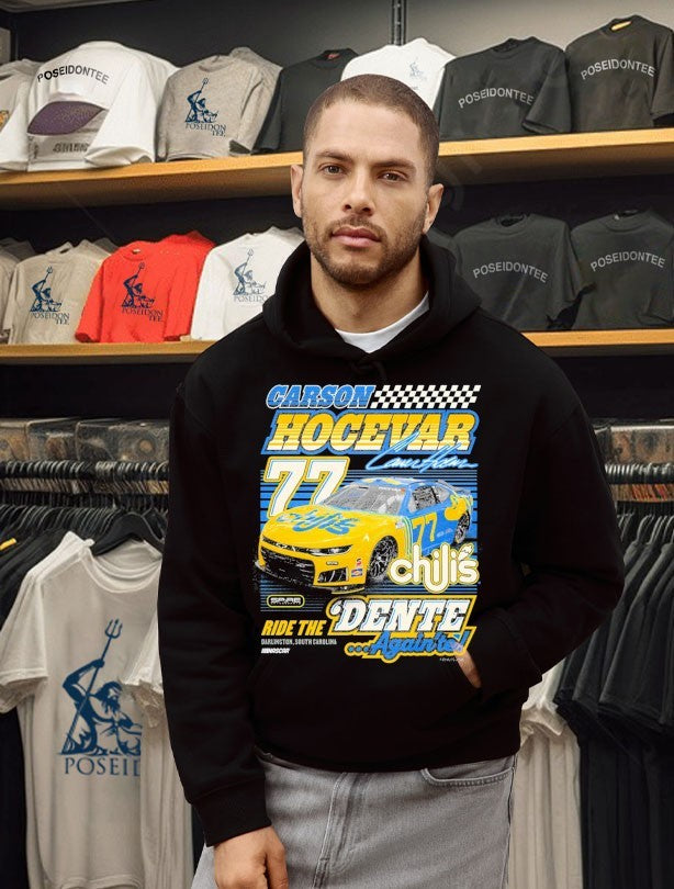 Carson Hocevar #77 Chilis Throwback T-shirt