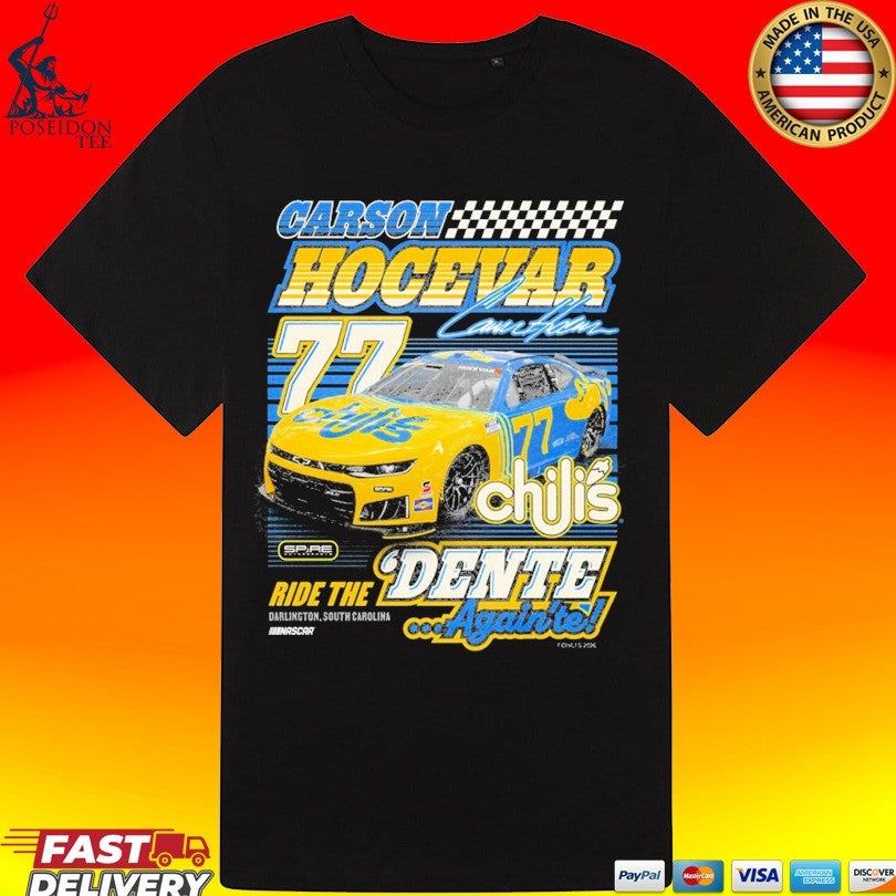 Carson Hocevar #77 Chilis Throwback T-shirt