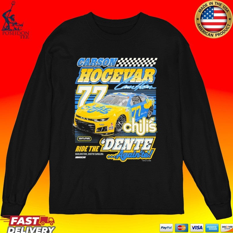 Carson Hocevar #77 Chilis Throwback T-shirt
