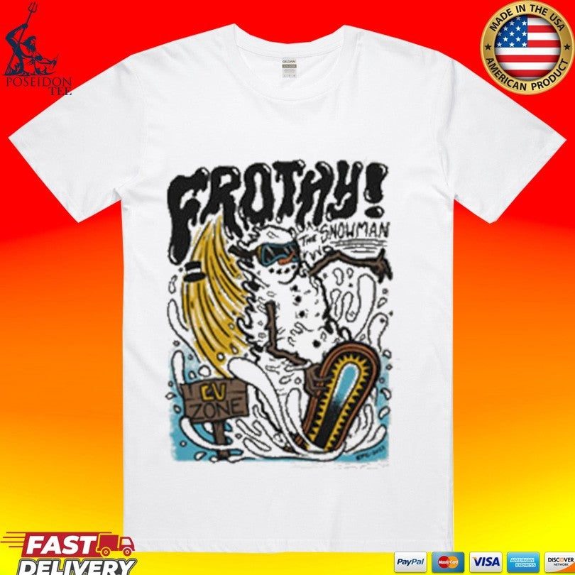 Casey Willax Frothy The Snowman T-shirt
