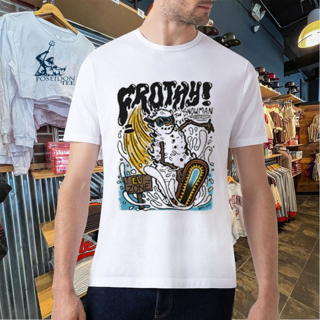 Casey Willax Frothy The Snowman T-shirt