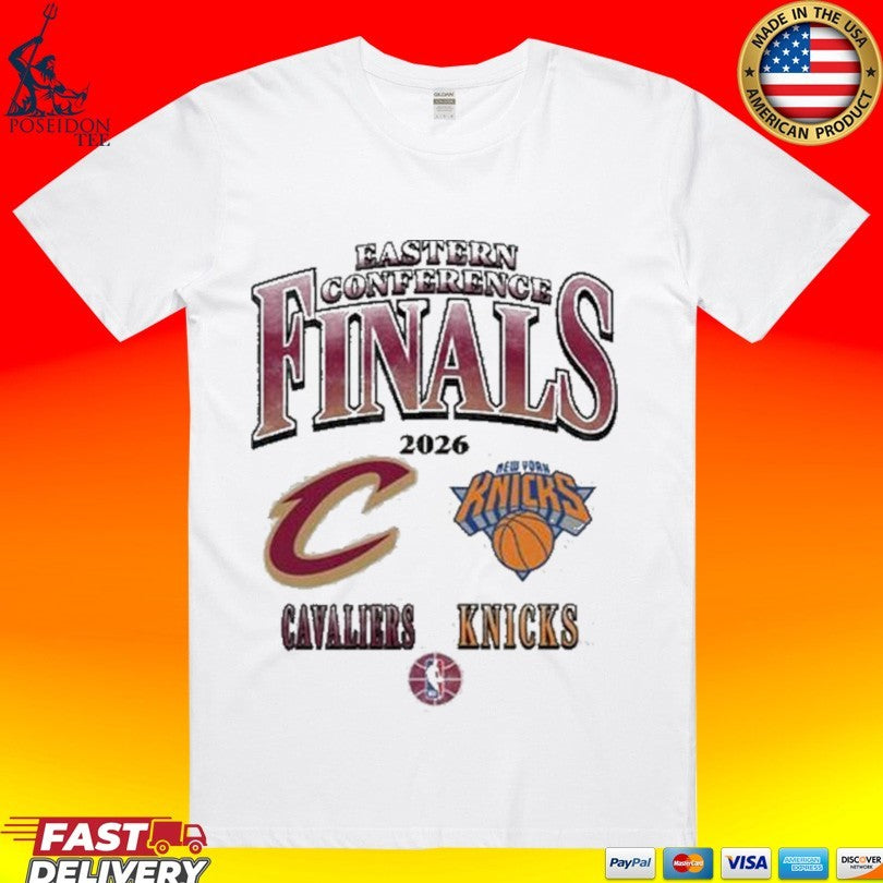 Cavs Eastern Conference Finals Gray Dueling T-shirt