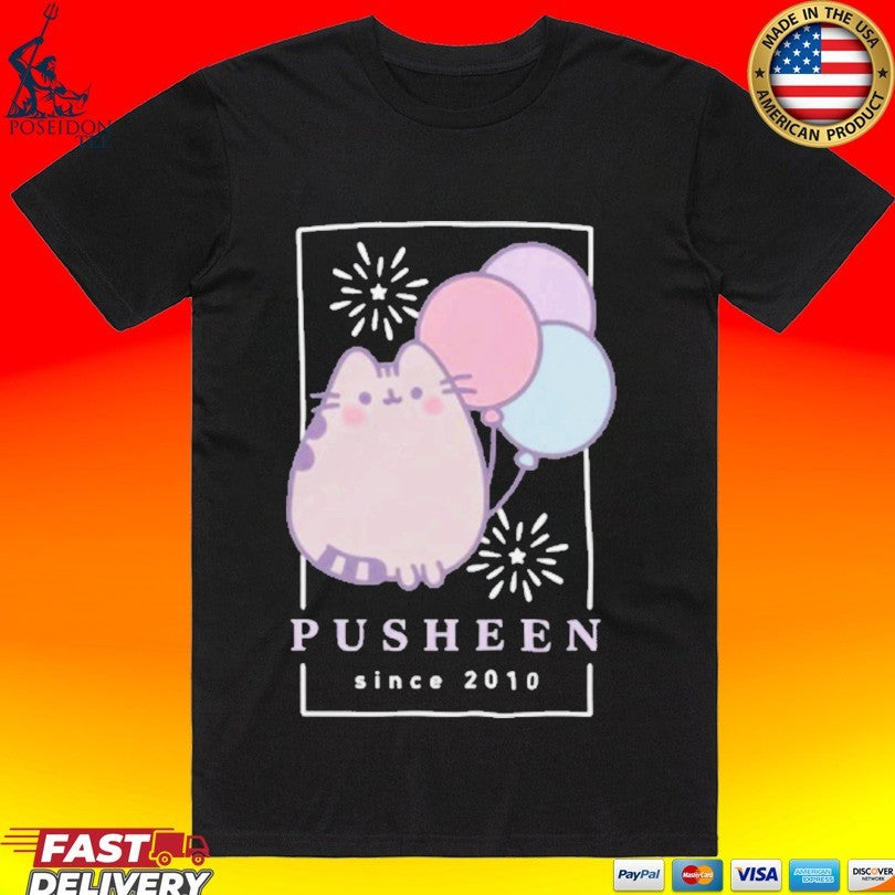 Celebrate Pusheen Since 2010 T-shirt