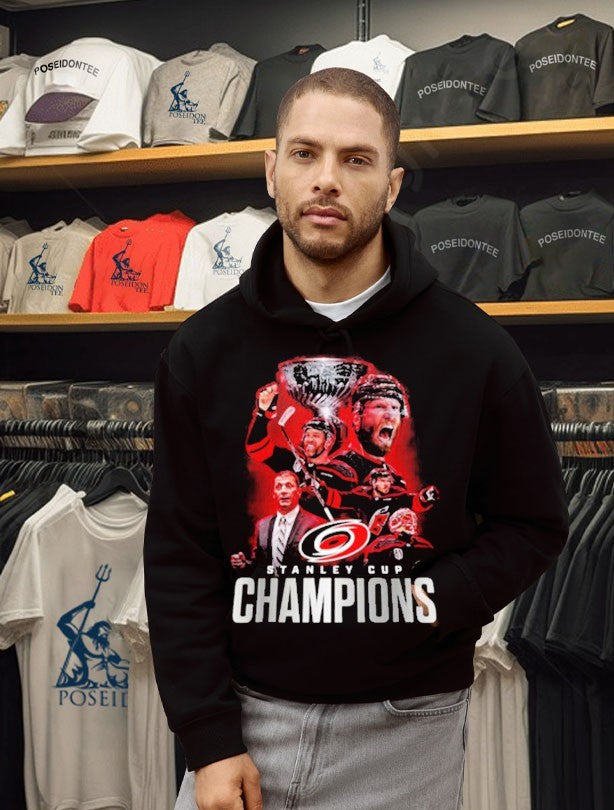 Celebrates Carolina Hurricanes Champions Stanley Cup Finals 2025 2026 T-shirt