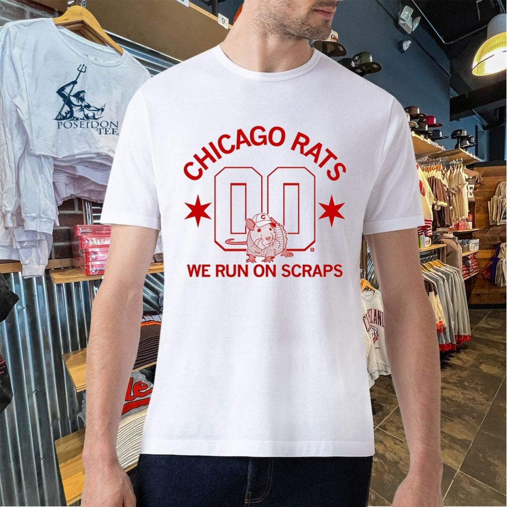 Chicago Rats We Run On Scraps T-shirt
